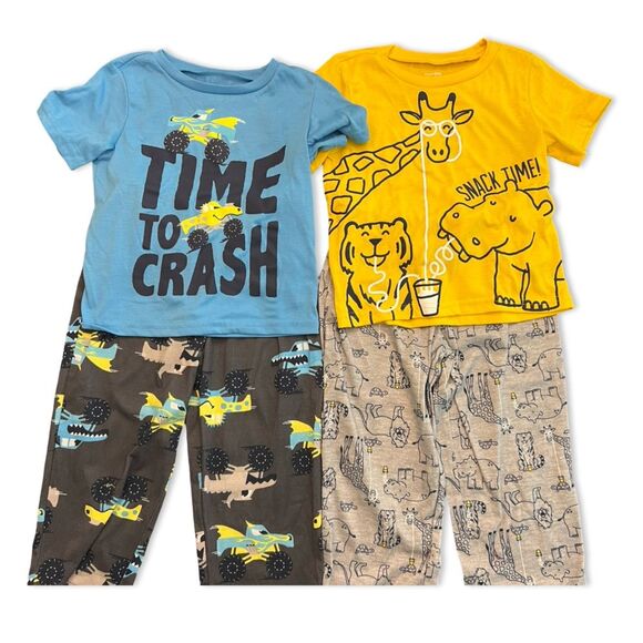 Simple Joys by Carter’s Boys Pajama Sets 4T (2 Sets) - Picture 1 of 3